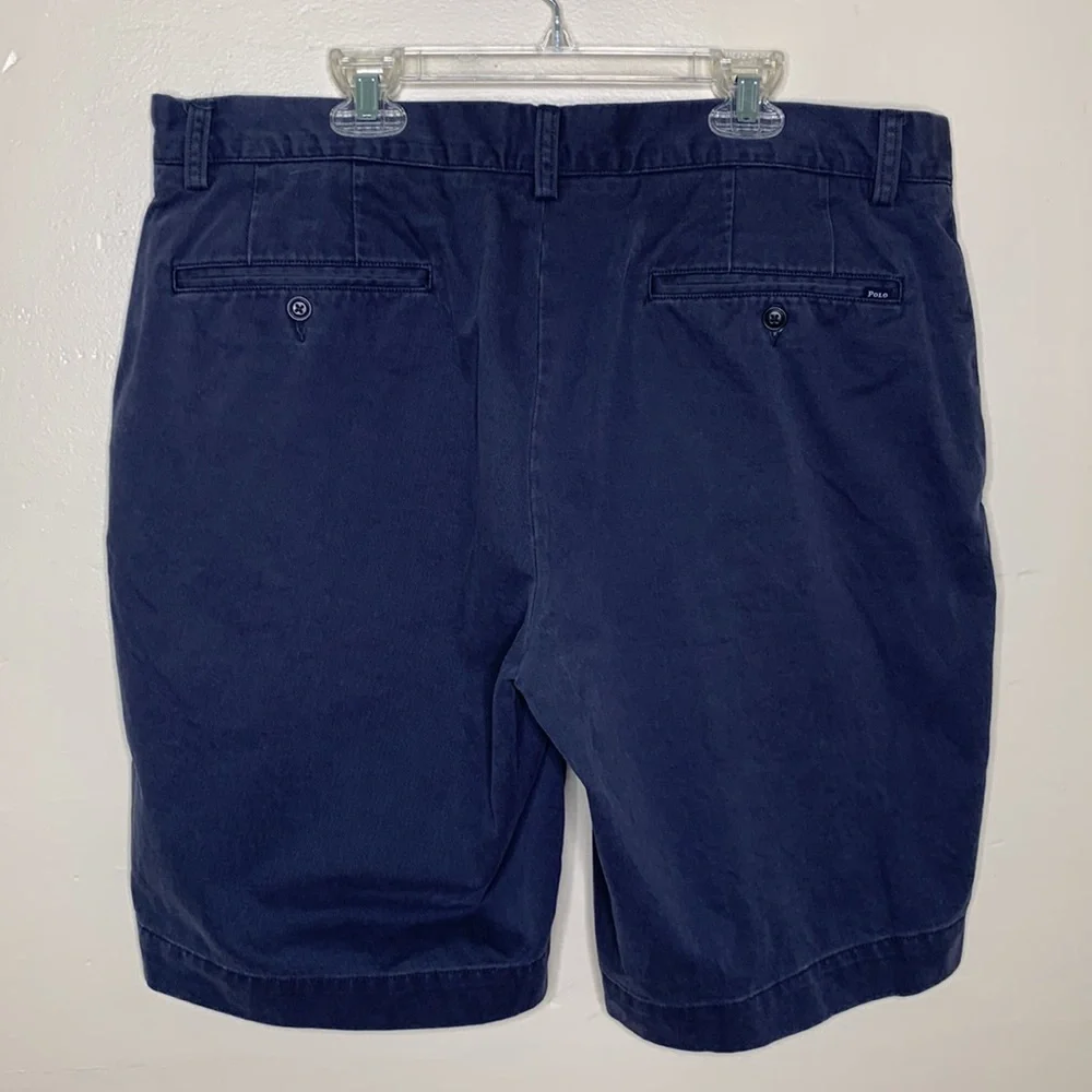 POLO RALPH LAUREN Shorts Gray Classic Fit 9” Sustainable Cotton 35